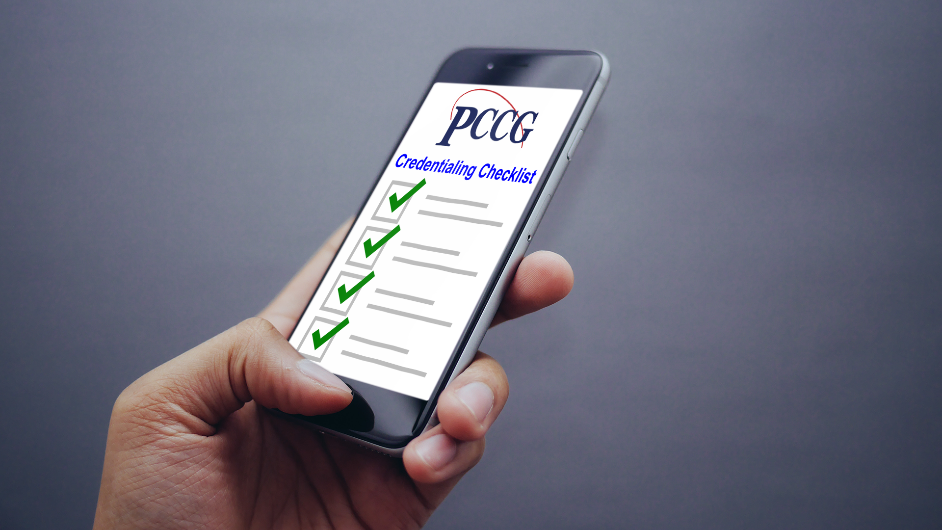 PCCG Checklist